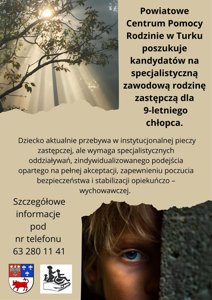 Zdjęcie główne dla wydarzenia: PCPR poszukuje kandydatów na rodzinę zastępczą