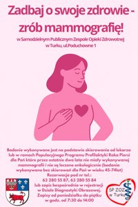 Zdjęcie główne dla wydarzenia: „Badaj się by żyć!”
