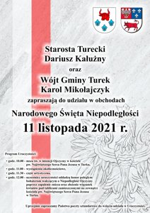 Zdjęcie główne dla wydarzenia: Zaproszenie do udziału w obchodach Narodowego Święta Niepodległości