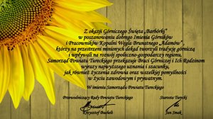 Zdjęcie główne dla wydarzenia: Życzenia z okazji Dnia Górnika