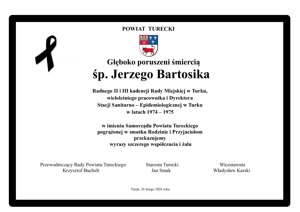 Zdjęcie główne dla wydarzenia: Kondolencje dla Rodziny śp. Jerzego Bartosika
