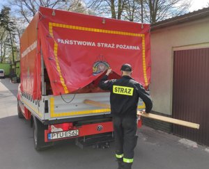 Zdjęcie główne dla wydarzenia: Kolejna partia materiałów ochronnych do walki z COVID-19 dla Powiatu Tureckiego
